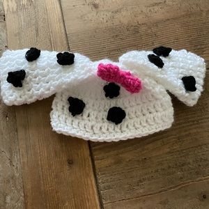 Newborn Dalmatian beanie hat costume